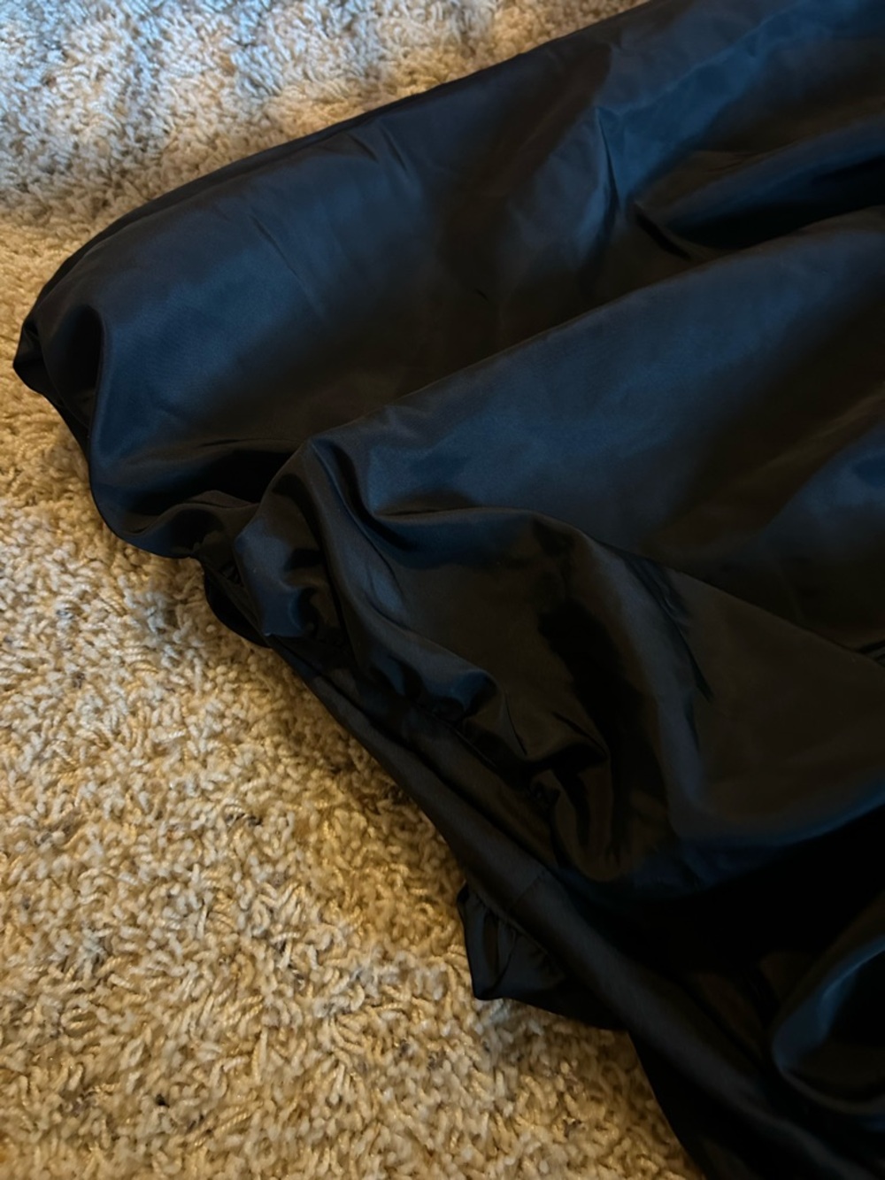 wild fable Black Satin Babydoll Dress - Picture 4 of 5